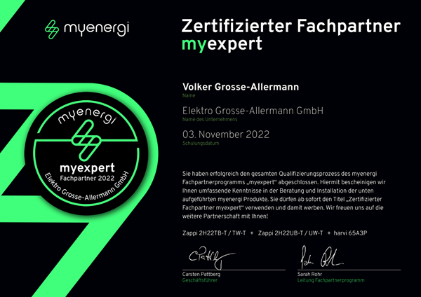 myexpert-Zertifikat